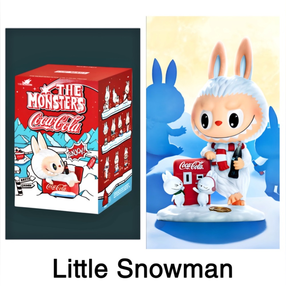 Pop Mart The Monsters Coca-Cola Figurine Little Snowman Confirmed